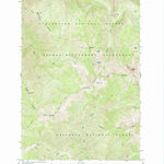 United States Geological Survey Chimney Peak, ID (1966, 24000-Scale) digital map