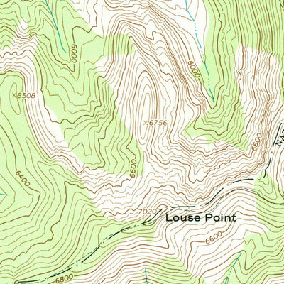 United States Geological Survey Chimney Peak, ID (1966, 24000-Scale) digital map
