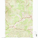 United States Geological Survey Chimney Peak, ID (1994, 24000-Scale) digital map