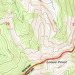 United States Geological Survey Chimney Peak, ID (1994, 24000-Scale) digital map
