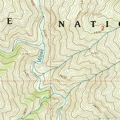 United States Geological Survey Chimney Peak, ID (1994, 24000-Scale) digital map