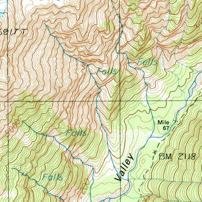United States Geological Survey Chimney Peak, WA (1990, 24000-Scale) digital map