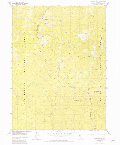 United States Geological Survey Chimney Rock, CA (1981, 24000-Scale) digital map