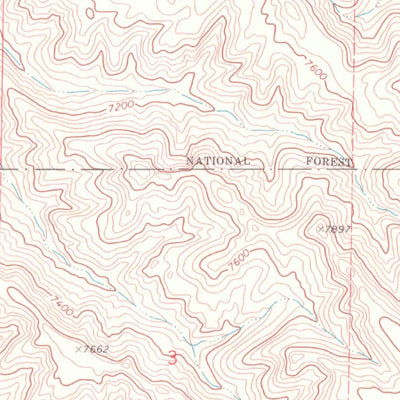 United States Geological Survey Chimney Rock, CO (1968, 24000-Scale) digital map