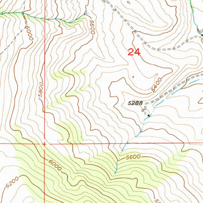 United States Geological Survey Chimney Rock, MT (1951, 24000-Scale) digital map