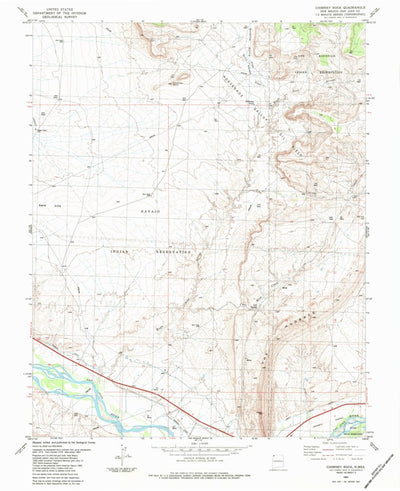United States Geological Survey Chimney Rock, NM (1983, 24000-Scale) digital map