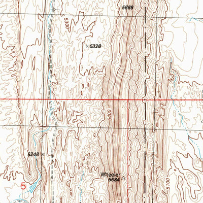 United States Geological Survey Chimney Rock, NM (1983, 24000-Scale) digital map