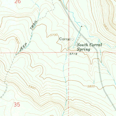 United States Geological Survey Chimney Rock, OR (1971, 24000-Scale) digital map