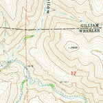 United States Geological Survey Chimney Springs, OR (1970, 24000-Scale) digital map