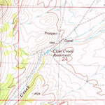 United States Geological Survey Chin Creek Reservoir, NV (1982, 24000-Scale) digital map