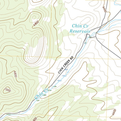 United States Geological Survey Chin Creek Reservoir, NV (2021, 24000-Scale) digital map