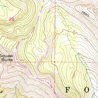 United States Geological Survey China Cap, OR (1965, 24000-Scale) digital map