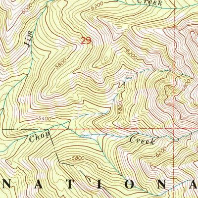 United States Geological Survey China Cap, OR (1993, 24000-Scale) digital map