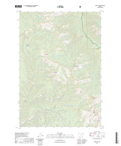 United States Geological Survey China Cap, OR (2023, 24000-Scale) digital map