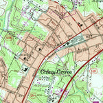 United States Geological Survey China Grove, NC (1970, 24000-Scale) digital map