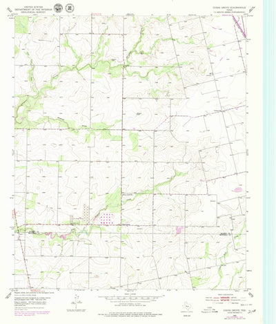 United States Geological Survey China Grove, TX (1952, 24000-Scale) digital map