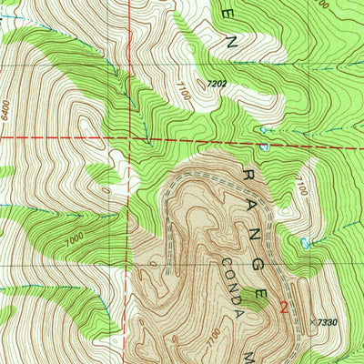 United States Geological Survey China Hat, ID (1981, 24000-Scale) digital map