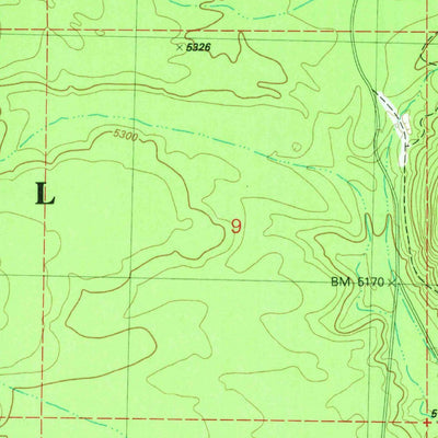 United States Geological Survey China Hat, OR (1982, 24000-Scale) digital map