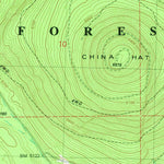 United States Geological Survey China Hat, OR (1982, 24000-Scale) digital map