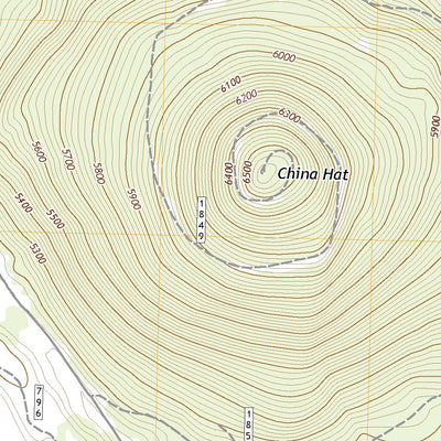 United States Geological Survey China Hat, OR (2020, 24000-Scale) digital map