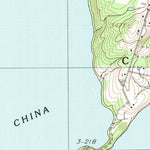United States Geological Survey China Lake, ME (1983, 24000-Scale) digital map
