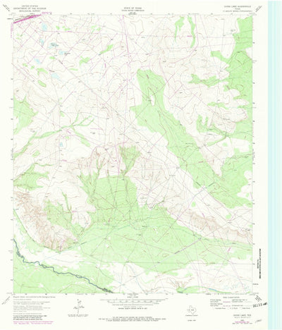 United States Geological Survey China Lake, TX (1963, 24000-Scale) digital map