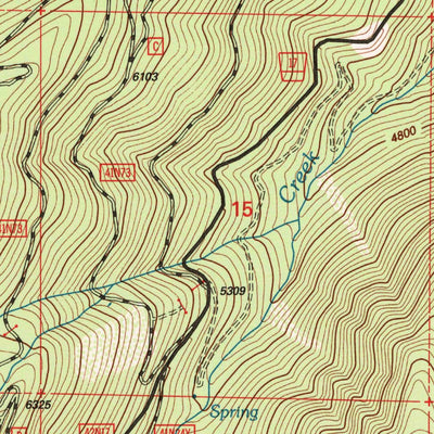 United States Geological Survey China Mountain, CA (1998, 24000-Scale) digital map