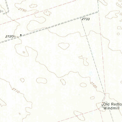 United States Geological Survey China Ranch, TX (1968, 24000-Scale) digital map