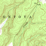 United States Geological Survey Chinaberry Canyon, NM (1969, 24000-Scale) digital map