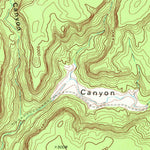 United States Geological Survey Chinaberry Canyon, NM (1969, 24000-Scale) digital map