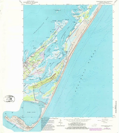 United States Geological Survey Chincoteague East, VA (1965, 24000-Scale) digital map