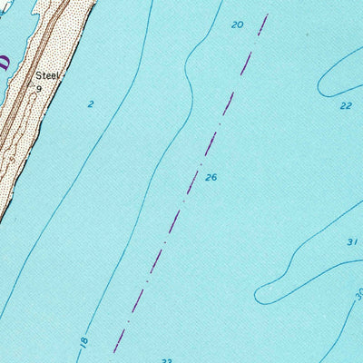 United States Geological Survey Chincoteague East, VA (1965, 24000-Scale) digital map