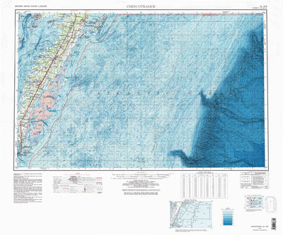 United States Geological Survey Chincoteague, VA-MD (1984, 250000-Scale) digital map