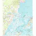 United States Geological Survey Chincoteague West, VA (1965, 24000-Scale) digital map
