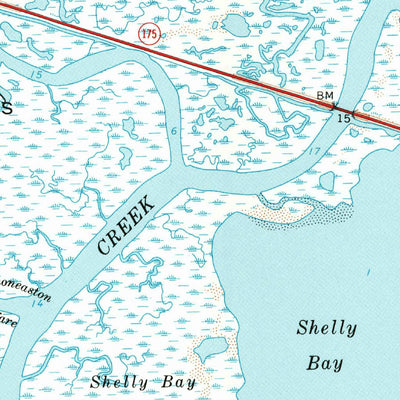 United States Geological Survey Chincoteague West, VA (1965, 24000-Scale) digital map
