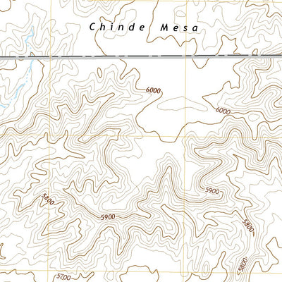 United States Geological Survey Chinde Mesa, AZ (2021, 24000-Scale) digital map