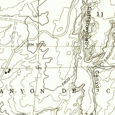United States Geological Survey Chinle, AZ (1955, 24000-Scale) digital map