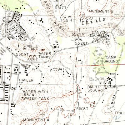 United States Geological Survey Chinle, AZ (1982, 24000-Scale) digital map