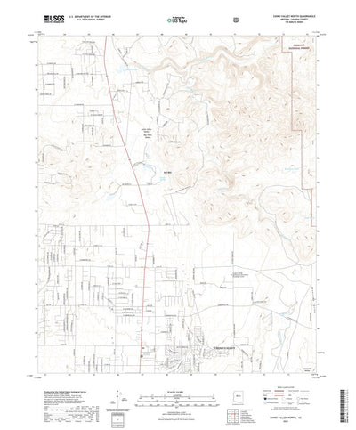 United States Geological Survey Chino Valley North, AZ (2021, 24000-Scale) digital map