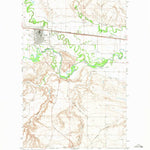 United States Geological Survey Chinook, MT (1964, 24000-Scale) digital map