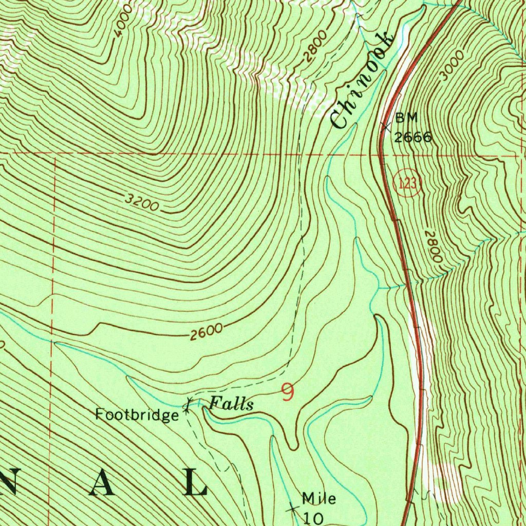 Chinook Pass, WA (1971, 24000-Scale) Map by United States Geological ...