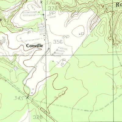 United States Geological Survey Chinquapin, TX (1984, 24000-Scale) digital map