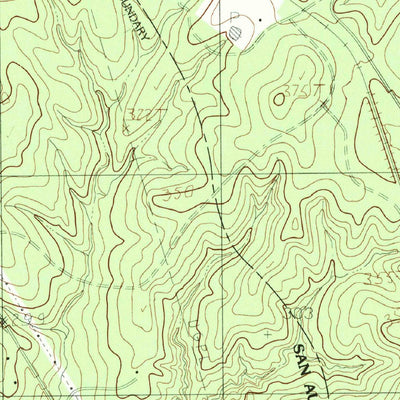 United States Geological Survey Chinquapin, TX (1984, 24000-Scale) digital map