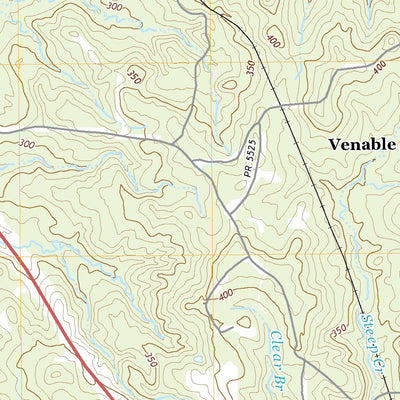 United States Geological Survey Chinquapin, TX (2022, 24000-Scale) digital map