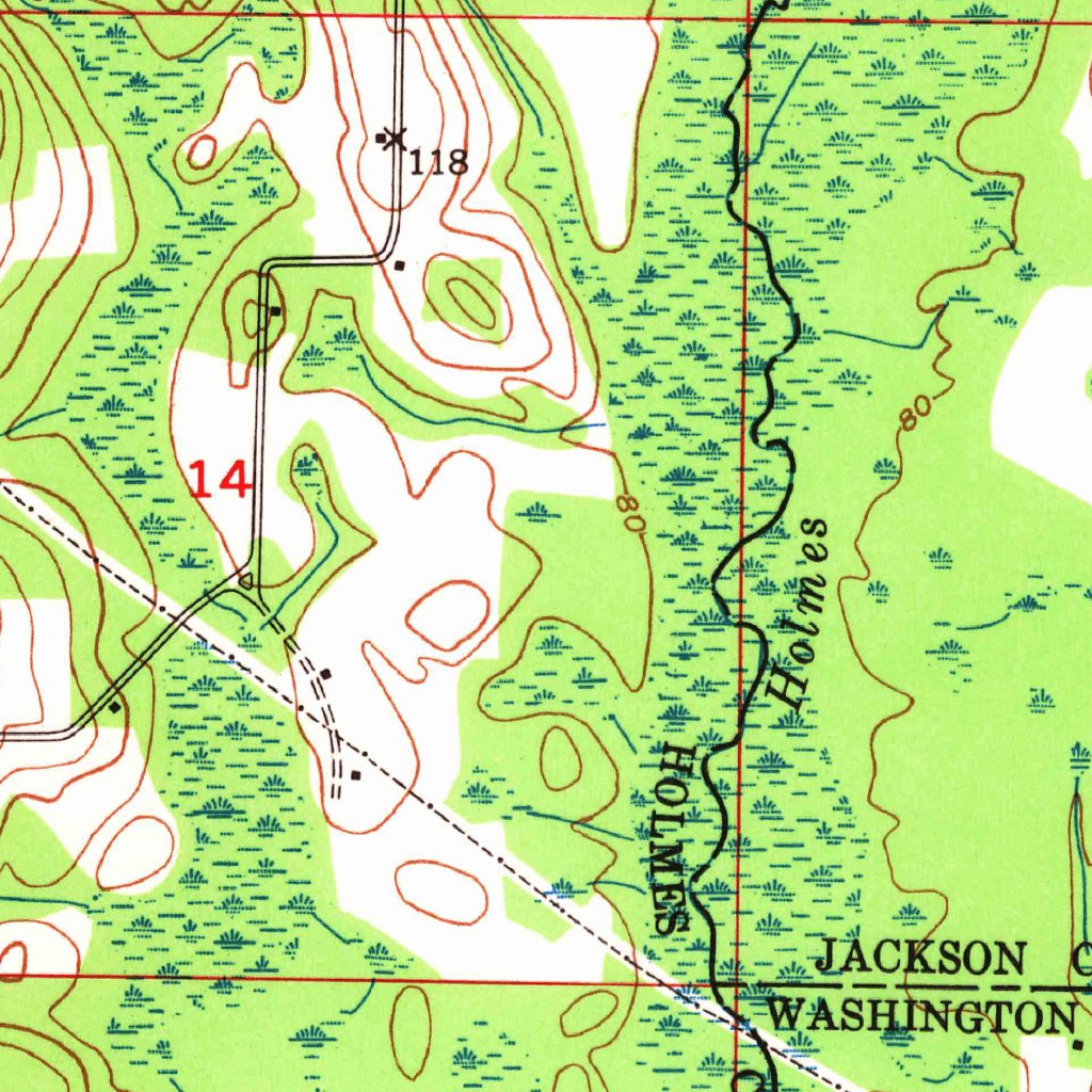 Chipley, FL (1950, 24000-Scale) Map by United States Geological Survey ...