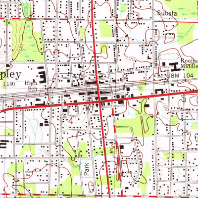 United States Geological Survey Chipley, FL (1982, 24000-Scale) digital map