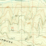 United States Geological Survey Chipmunk Ridge, OR (1990, 24000-Scale) digital map
