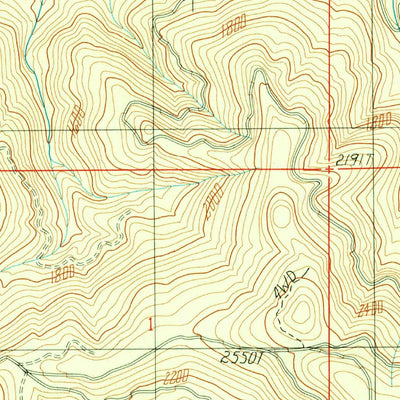 United States Geological Survey Chipmunk Ridge, OR (1990, 24000-Scale) digital map