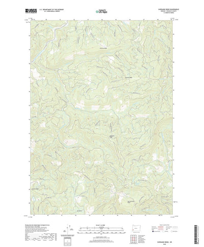 United States Geological Survey Chipmunk Ridge, OR (2020, 24000-Scale) digital map