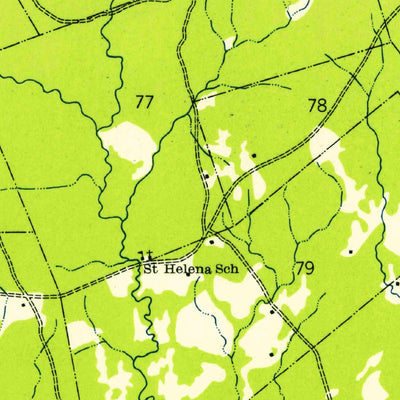 United States Geological Survey Chipola, LA-MS (1945, 31680-Scale) digital map